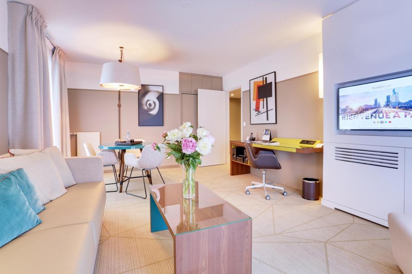 Fraser Suites Paris La Defense Курбевуа Екстер'єр фото Suite